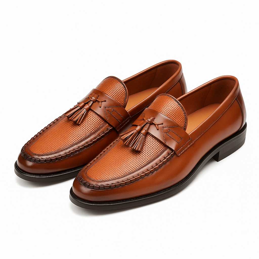 Mocasines trenzados hombre — estilo slip-on para eventos